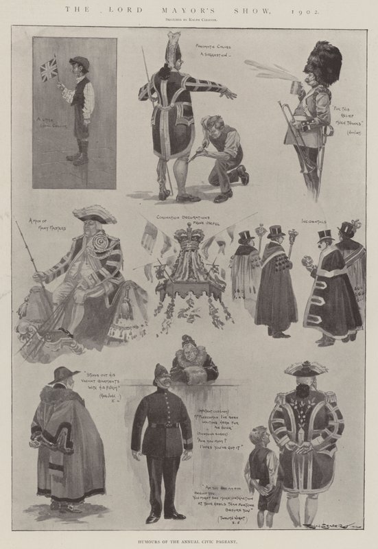 लॉर्ड मेयर का शो, 1902 द्वारा राल्फ क्लीवर