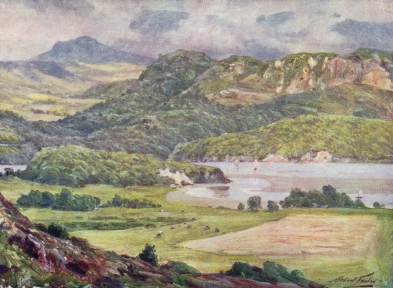 कैडर इदरीस पर धुंध (रंग लिथो) द्वारा रॉबर्ट (बाद में) फाउलर