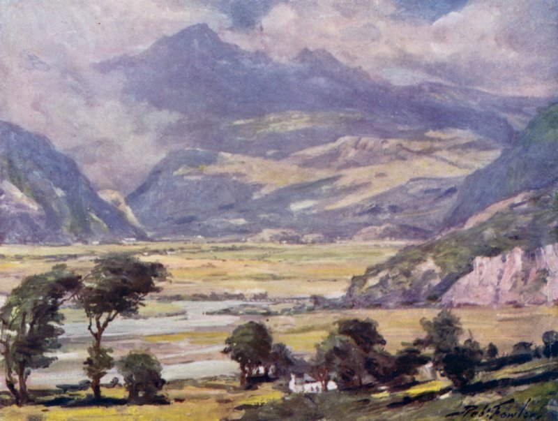 ट्रेथ मावर से स्नोडन (रंग लिथो) द्वारा रॉबर्ट (बाद में) फाउलर