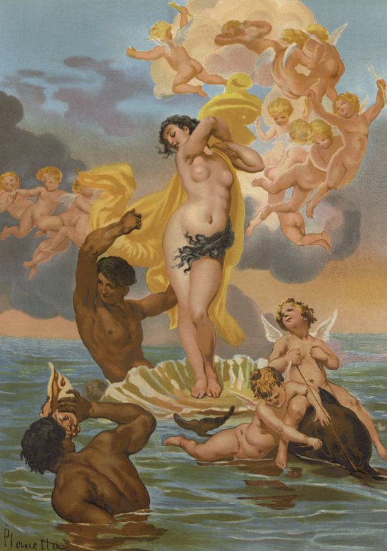Aphrodite का जन्म द्वारा स्पेनिश स्कूल