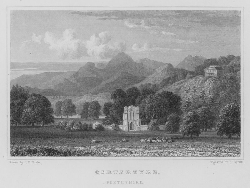 Ochtertyre, पर्थशायर (उत्कीर्णन) द्वारा थॉमस होसमर शेफर्ड