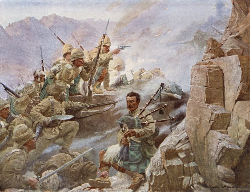 दार्गई का तूफान, मलकंद का दूसरा युद्ध, उत्तर-पश्चिमी सीमा, 1897 द्वारा वेर्केर मोंथिथ हैमिल्टन