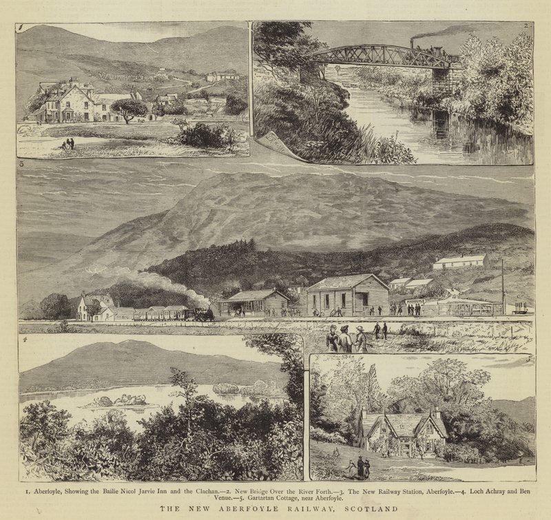 द न्यू अबरफॉयल रेलवे, स्कॉटलैंड द्वारा warry