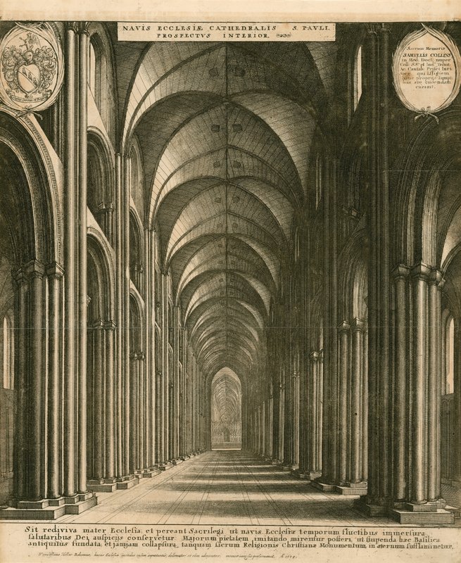 सेंट पॉल कैथेड्रल, लंदन द्वारा Wenceslaus Hollar