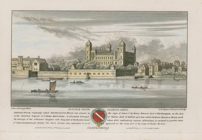 सफोल्क हाउस, चेरिंग क्रॉस, लंदन द्वारा Wenceslaus Hollar