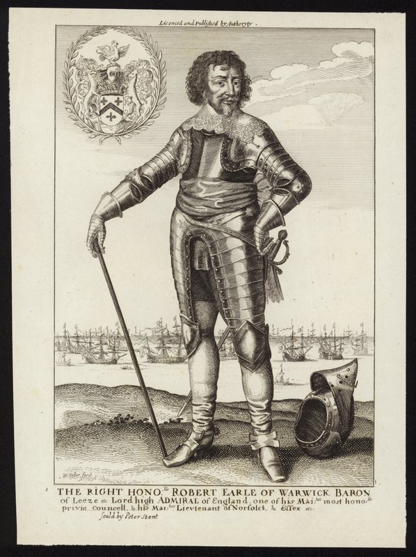 वार्विक का सही माननीय रॉबर्ट अर्ल द्वारा Wenceslaus Hollar