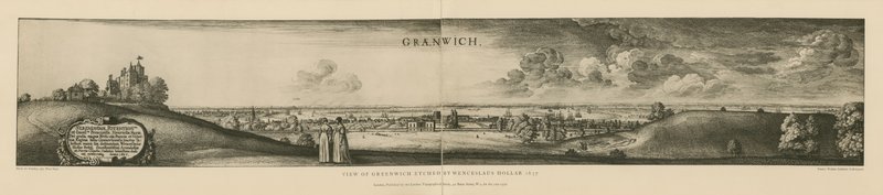 ग्रीनविच का दृश्य 1637 में बनाया गया था द्वारा Wenceslaus Hollar