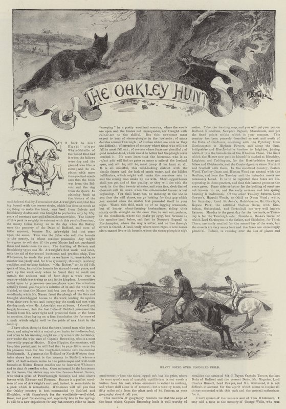 द ओकली हंट द्वारा विलियम बार्न्स ऊन
