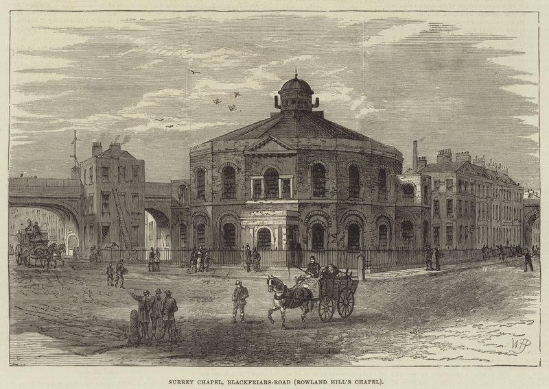 सरे चैपल, ब्लैकलियर्स-रोड, रॉलैंड हिल्स चैपल द्वारा विलियम हेनरी पाइक