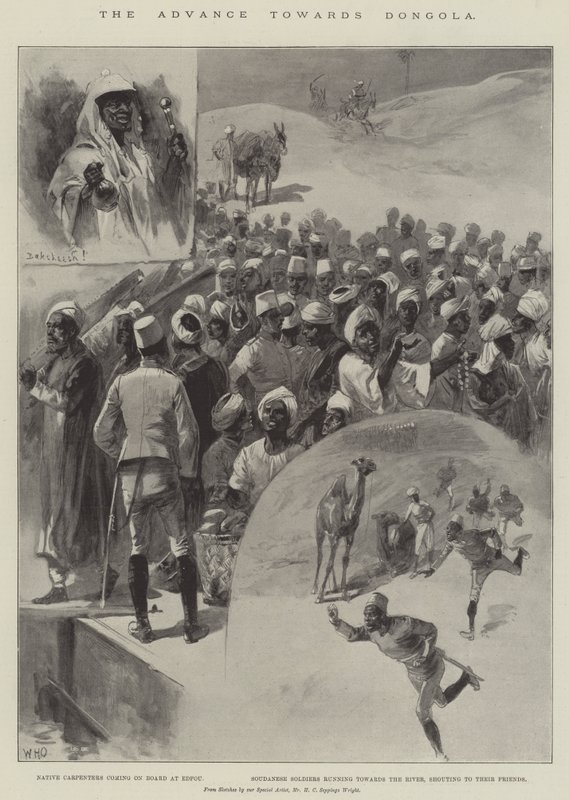 डोंगोला की ओर अग्रसर द्वारा विलियम हेशम ओवरेंड